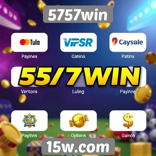 Exploração das opções de pagamento disponíveis no 5757win