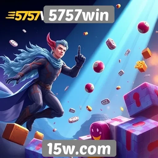 Variedade de jogos disponíveis na plataforma 5757win
